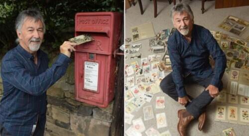 英国老人收藏明信片五十年 藏品总价值约50万英镑